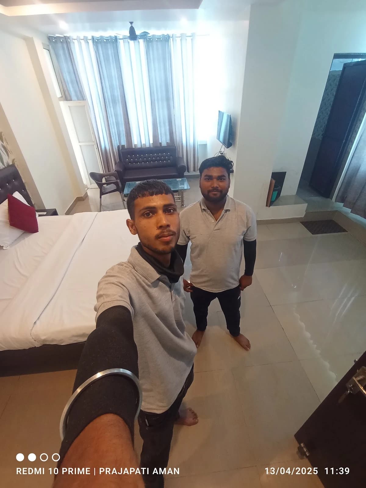 Our team at customer's home after completing electrical service work in Lucknow by Prajapati Electrical